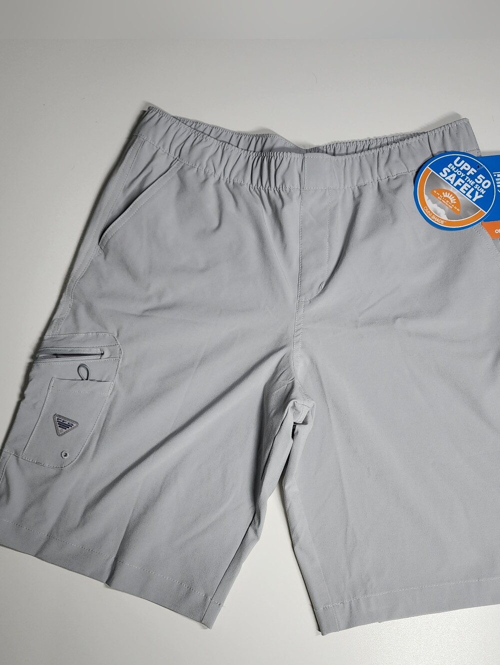 NWT Columbia PFG Shorts Womens XL 18/20 UPF 50 Fishing Hiking Gray Outdoor Wear